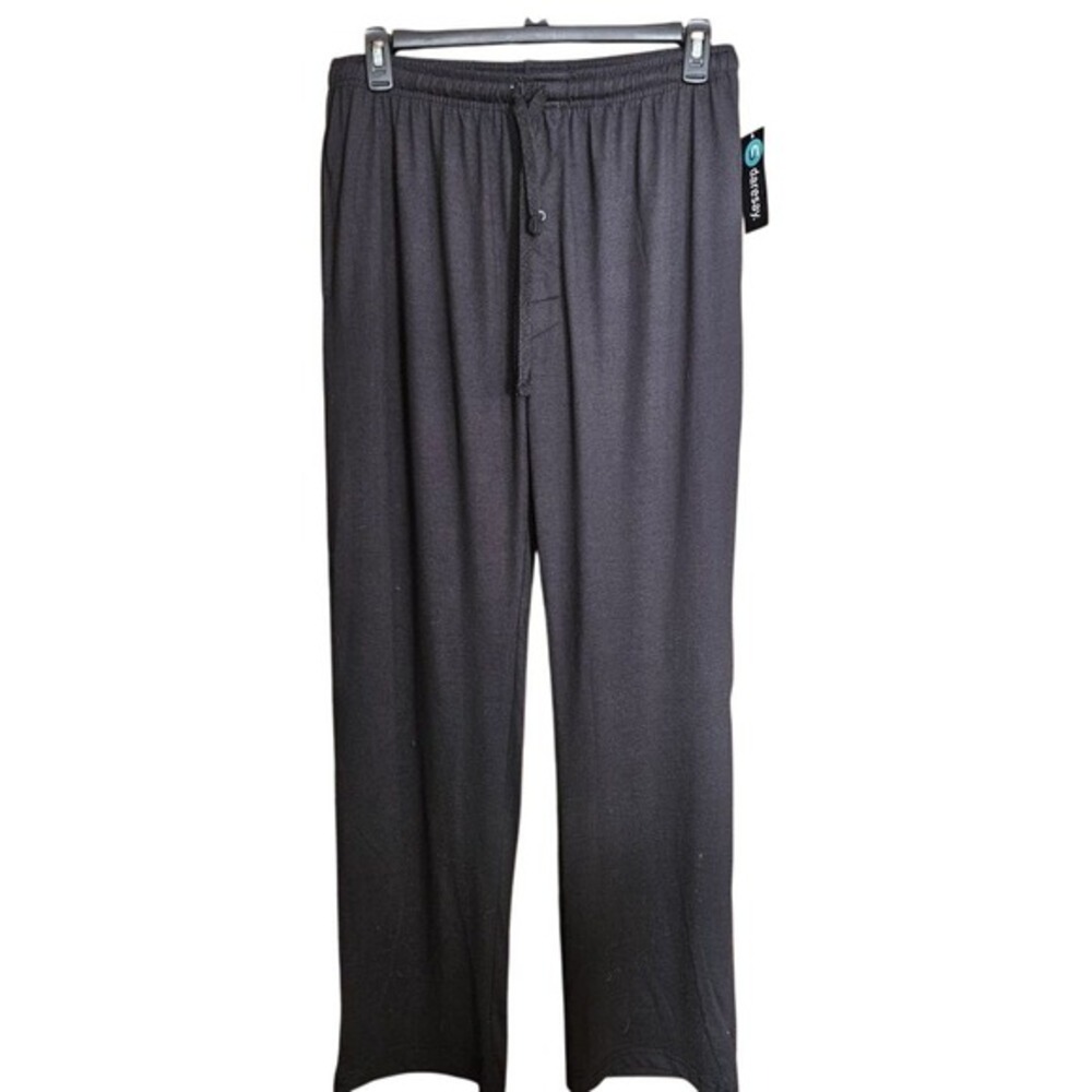 Daresay Men's‎ 2XL Black Lounge Pajama Pants NWT Big & Tall Straight Leg Knit